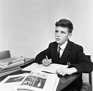 Stephen Burton of North Hatch Technical School seen here doing his Chemistry homework
