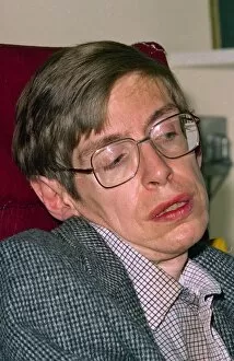 Images Dated 1st September 1988: Stephen Hawking, CH, CBE, FRS, FRSA (born 8 January 1942