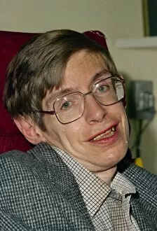 Images Dated 1st September 1988: Stephen Hawking, CH, CBE, FRS, FRSA (born 8 January 1942