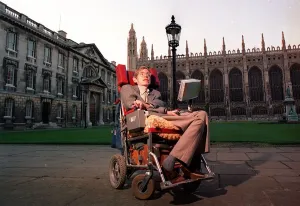 Stephen Hawking, CH, CBE, FRS, FRSA (born 8 January 1942