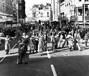 Hippy Collection: Stepping out in style on Liverpools safety-first street, Church Street
