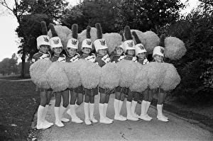 Majorettes Prints: Stepping out in style are these young pom pom girls from Outlane Drum Majorettes