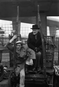 Steptoe and Son television programme comedy 1970 Actors Harry H Corbett as Harold