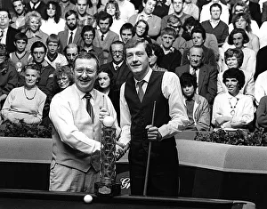 Steve Davis wins the Rothmans Grand prix snooker 1985 title against Dennis Taylor