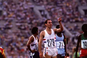Og2012 Prints: Steve Ovett Athlete, gold medal winner in the Mens 800 metres at the 1980 Olympic Games