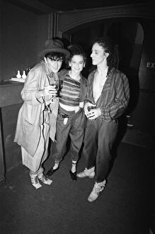 Images Dated 26th June 1982: Steve Strange and friends at the Music Machine in Londons Camden Town