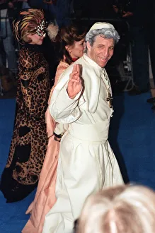 Millionaire Prints: Steve Wyatt arriving at Elton Johns 50th birthday party at Hammersmith Palais