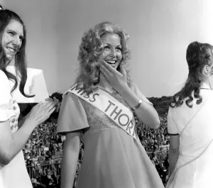 00429 Prints: Stevie Turner entered her first big beauty contest the whole village went along to watch