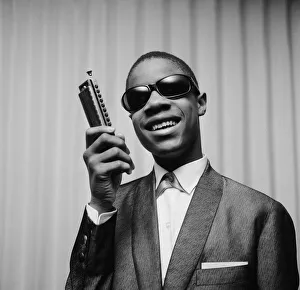 Stevie Wonder musical prodigy who at the age of only 13 years old has packed the Olympic
