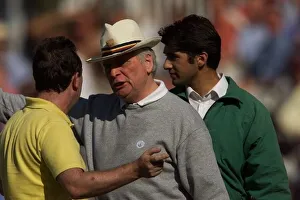 Stewards stop cricket fans protest at Lords July 1999 during the second day