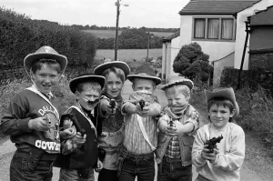Cowboy Prints: It a stick-up ? by a realistic looking bunch from Almondbury at a Cowboys