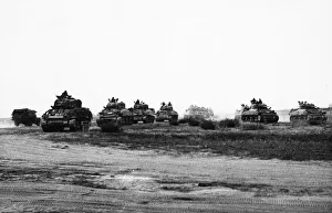 After stiff opposition from tanks and infantry British troops managed to form
