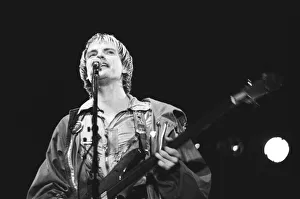 00900 Prints: Sting, lead singer of The Police, seen here performing on the first night of the 1979