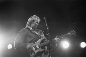 Sting lead singer with The Police, seen here performing on the opening night of the 1979