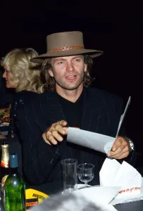 Sting - October 1987 at the premiere of Hearts of Fire'at the Odeon