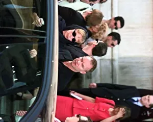 Sting and wife Trudie leave Gianni Versace memorial 22 july which was held near
