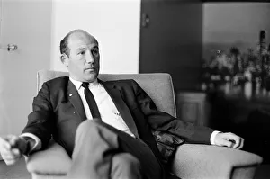 00878 Prints: Stirling Moss Pictured during his 1964 interview with The Mirror