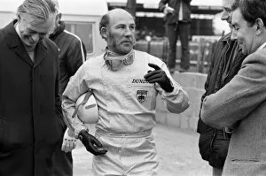 Images Dated 26th April 1972: Stirling Moss in racing gear. April 1972