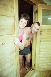 Pool Prints: Stockton Baths, will be holding mixed sauna sessions next week for families and couples