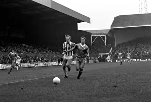Stoke 1 v. Birmingham 0. Division 1 Football City. October 1981 MF04-10-041
