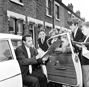 00349 Prints: Stoke City Football Players, pictured during / after training session, 15th August 1962