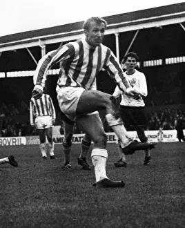 Stoke City v Burnley league match at the Victoria Ground 12th October 1968