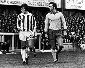 Stoke City v Southampton March 1974 Alan Hudson of Stoke