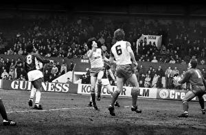 Stoke v. Aston Villa. March 1984 MF14-21-007 The final score was a one nil