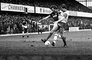 Stoke v. Aston Villa. March 1984 MF14-21-008 The final score was a one nil