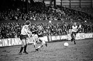 Stoke v. Aston Villa. March 1984 MF14-21-036 The final score was a one nil