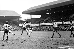 Stoke v. Aston Villa. March 1984 MF14-21-044 The final score was a one nil