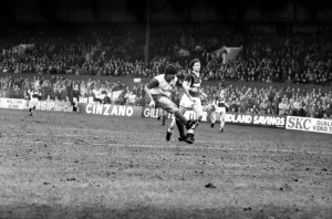 Stoke v. Aston Villa. March 1984 MF14-21-060 The final score was a one nil