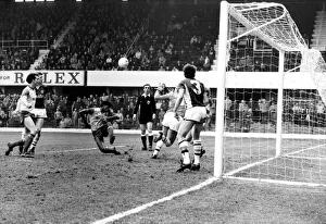 Stoke v. Aston Villa. March 1984 MF14-21-076 The final score was a one nil