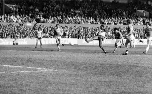 Stoke v. Everton. April 1985 MF21-51a-063 The final score was a two nil victory to
