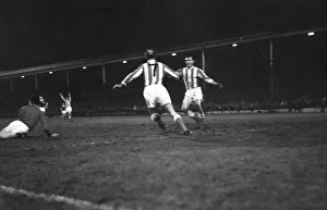 00349 Prints: Stoke v Leicester, FA Cup 3rd Round Replay match at the Victoria ground