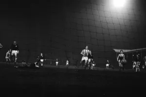 00330 Prints: Stoke v Leicester, League Cup Final 1st leg match at the Victoria ground