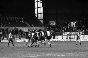 00235 Prints: Stoke. v. Southampton. October 1984 MF18-03-003 The final score was a three one