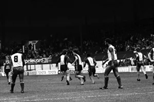 Stoke. v. Southampton. October 1984 MF18-03-004 The final score was a three one