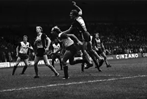 Stoke. v. Southampton. October 1984 MF18-03-042 The final score was a three one