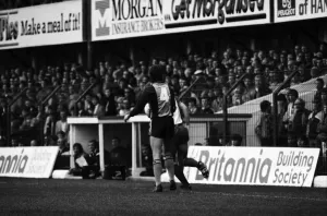 00235 Prints: Stoke. v. Southampton. October 1984 MF18-03-055 The final score was a three one