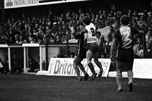 Stoke. v. Southampton. October 1984 MF18-03-056 The final score was a three one