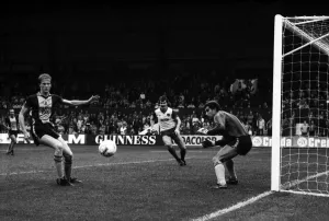 Stoke. v. Southampton. October 1984 MF18-03-074 The final score was a three one