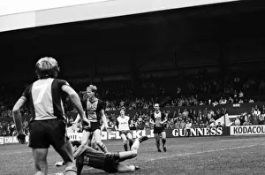 Stoke. v. Southampton. October 1984 MF18-03-081 The final score was a three one