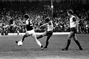 Stoke v. West Ham. October 1984 MF18-06-001 The final score was a four two