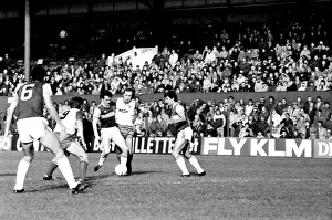 Stoke v. West Ham. October 1984 MF18-06-007 The final score was a four two