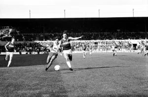 Stoke v. West Ham. October 1984 MF18-06-035 The final score was a four two