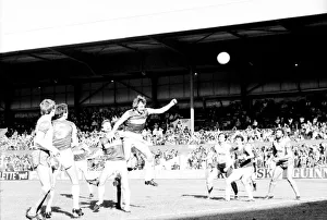 Stoke v. West Ham. October 1984 MF18-06-047 The final score was a four two