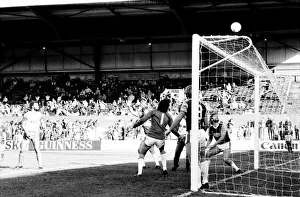 00231 Prints: Stoke v. West Ham. October 1984 MF18-06-051 The final score was a four two