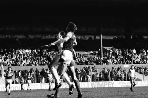 Stoke v. West Ham. October 1984 MF18-06-079 The final score was a four two