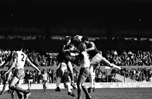 Stoke v. West Ham. October 1984 MF18-06-080 The final score was a four two